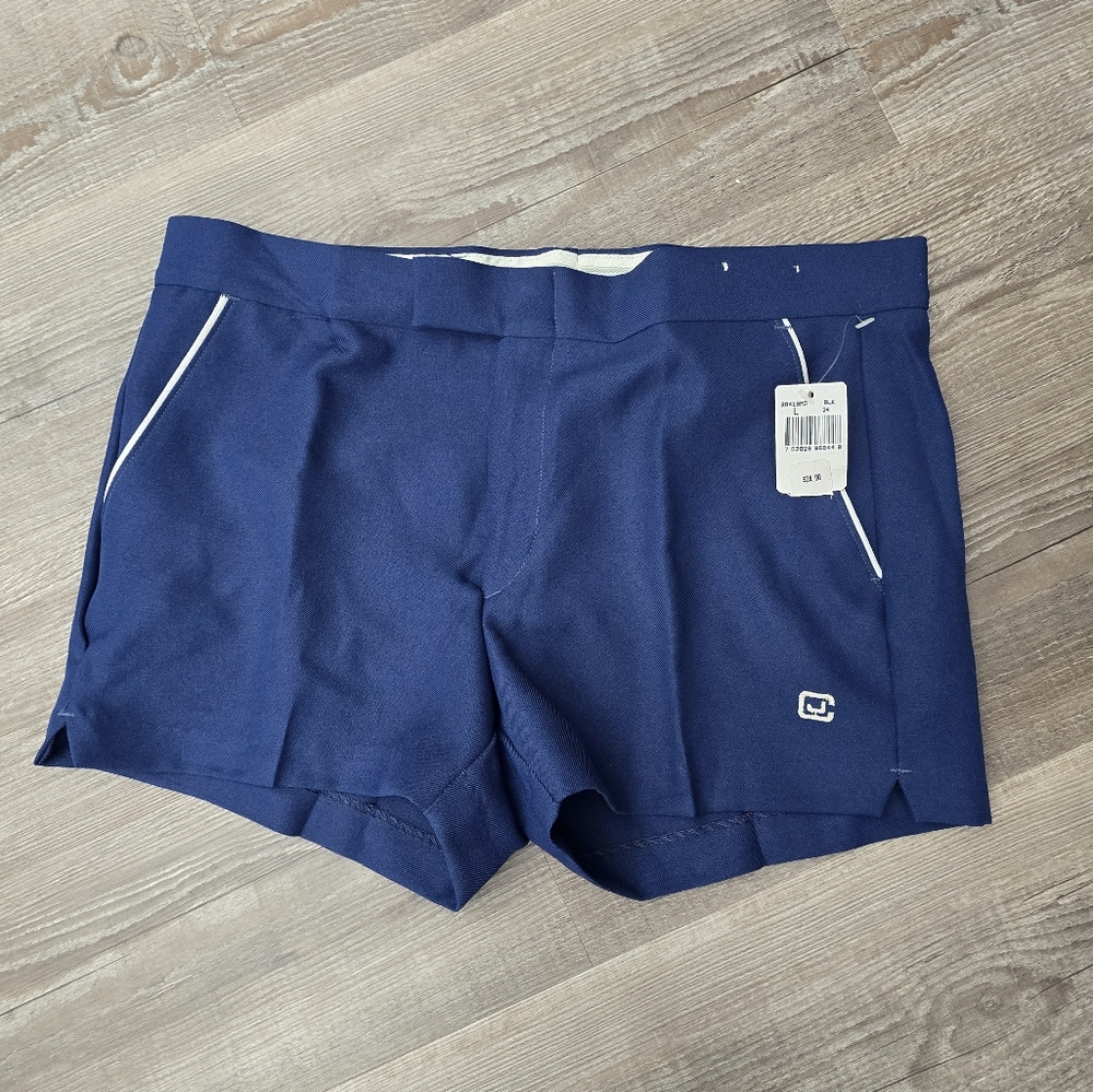 Robert Bruce Jimmy Conners tennis shorts Vintage NWT size 36